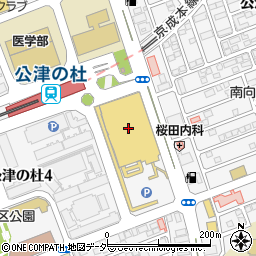 とんかついな葉和幸成田ユアエルム店周辺の地図
