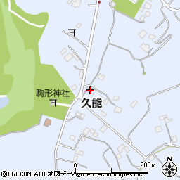 千葉県富里市久能410-4周辺の地図