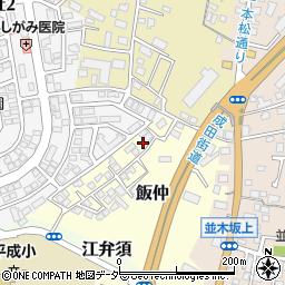 千葉県成田市飯仲1-30周辺の地図