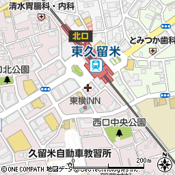 和ぱすた ぽぽらまーま 東久留米店周辺の地図