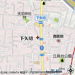 千葉県松戸市下矢切61周辺の地図