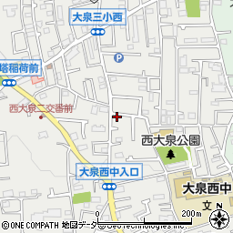 東京都練馬区西大泉3丁目20-19周辺の地図