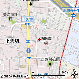 千葉県松戸市下矢切82周辺の地図