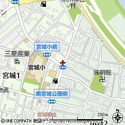 東京都足立区宮城1丁目29-12周辺の地図