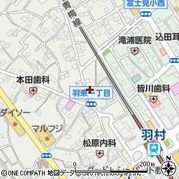 竹内精肉店周辺の地図