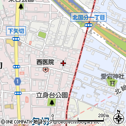 千葉県松戸市下矢切87-7周辺の地図
