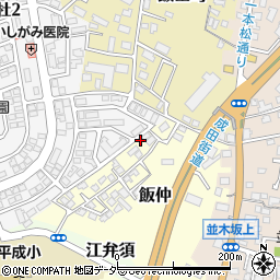 千葉県成田市飯仲1-29周辺の地図