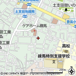 東京都練馬区土支田2丁目2-13周辺の地図