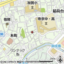 東京都板橋区本町2周辺の地図