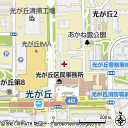 三菱ＵＦＪ銀行光が丘駅北 ＡＴＭ周辺の地図