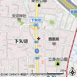 千葉県松戸市下矢切75周辺の地図