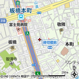 東京都板橋区本町34周辺の地図