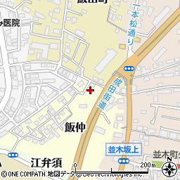 千葉県成田市飯仲1-21周辺の地図