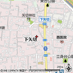 千葉県松戸市下矢切58周辺の地図