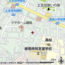 東京都練馬区土支田2丁目2-21周辺の地図
