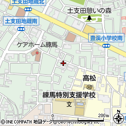 東京都練馬区土支田2丁目2-24周辺の地図