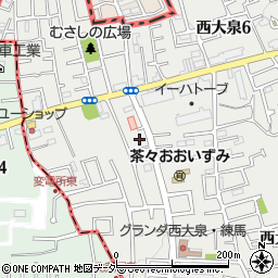 東京都練馬区西大泉5丁目35-10周辺の地図