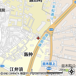 千葉県成田市飯仲1-24周辺の地図