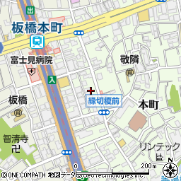 東京都板橋区本町33周辺の地図