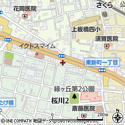 三和シャッター工業株式会社　板橋営業所周辺の地図