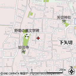 千葉県松戸市下矢切264周辺の地図