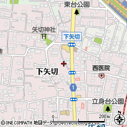 千葉県松戸市下矢切60周辺の地図
