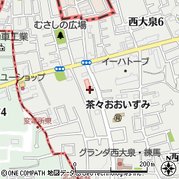 東京都練馬区西大泉5丁目35-9周辺の地図
