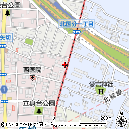 千葉県松戸市下矢切93周辺の地図
