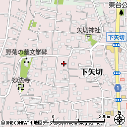 千葉県松戸市下矢切268周辺の地図