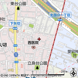 千葉県松戸市下矢切88周辺の地図