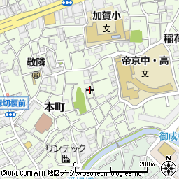 東京都板橋区本町周辺の地図