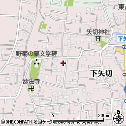 千葉県松戸市下矢切266周辺の地図