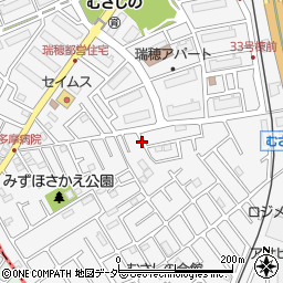東京都西多摩郡瑞穂町むさし野周辺の地図