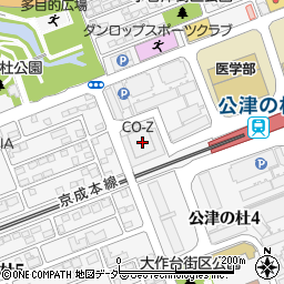 千葉県成田市公津の杜4丁目12周辺の地図
