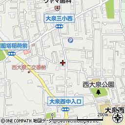 東京都練馬区西大泉3丁目30-1周辺の地図