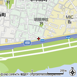 東京都足立区本木南町1周辺の地図