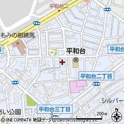 グレイス平和台周辺の地図