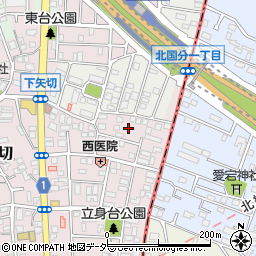 千葉県松戸市下矢切91周辺の地図