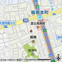 東京都板橋区大和町30-1周辺の地図