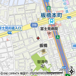 東京都板橋区大和町30-3周辺の地図