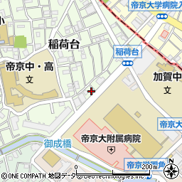 東京都板橋区稲荷台10周辺の地図