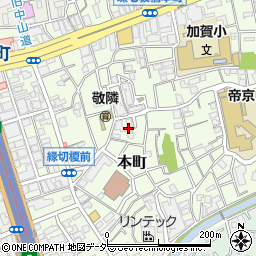 東京都板橋区本町20周辺の地図