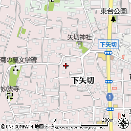 千葉県松戸市下矢切298周辺の地図
