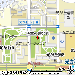 四季の香公園周辺の地図