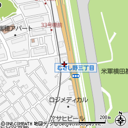 エネクスフリート株式会社　ルート１６号横田店周辺の地図