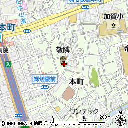 東京都板橋区本町19周辺の地図
