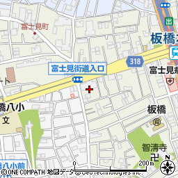 東京都板橋区大和町25周辺の地図