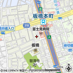 東京都板橋区大和町15周辺の地図