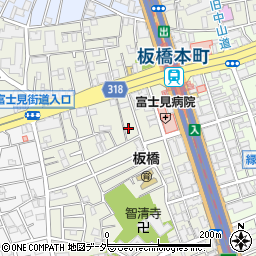 東京都板橋区大和町30-4周辺の地図
