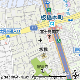 東京都板橋区大和町30-15周辺の地図